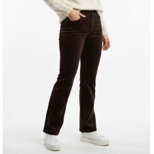 Lady Hathaway Dark Brown Corduroy Women's Trousers Pants Size 10